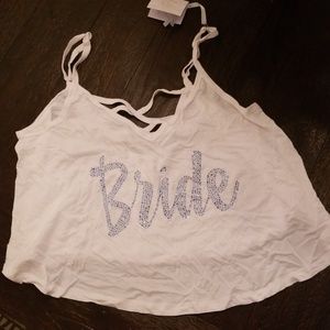 Bride Crop Top NWT size Medium